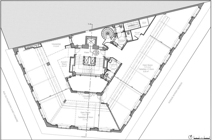 Bureau Paris 3305m² Location bureau Paris OLBUR2310558 7